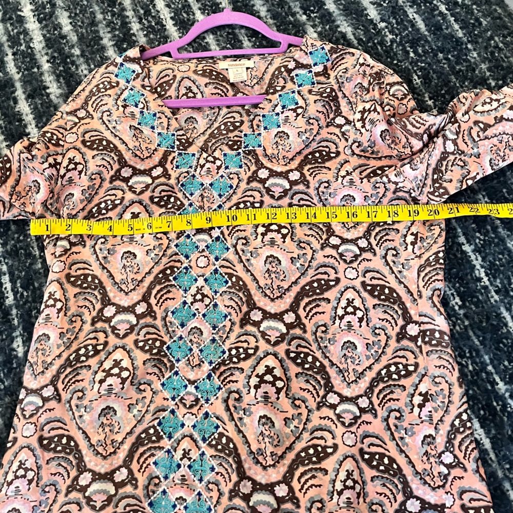 Sundance Multicolor Patterned Blouse - image 4